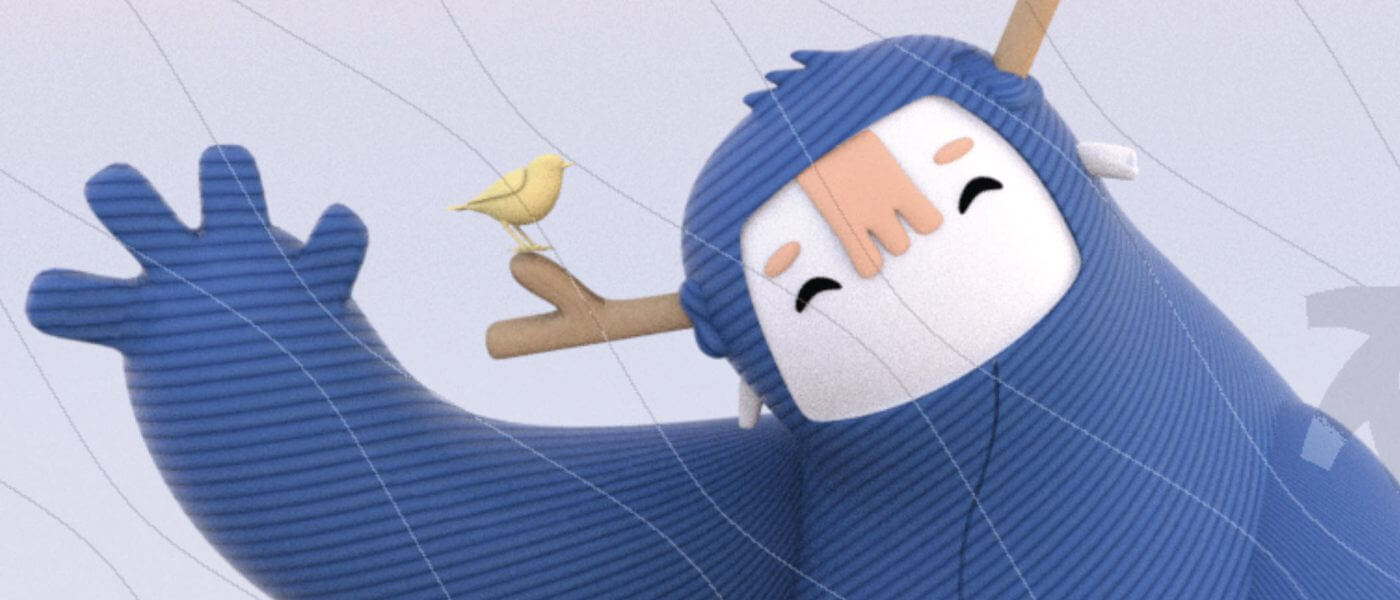 Mascotte Mr BitWolfy 